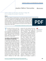 Preoperative Evaluation Before Noncardiac Surgery.