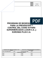 Programa de Bioseguridad Luxor