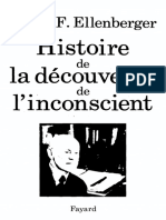 Henri F Ellenberger Histoire de La Decouverte de Linconscient