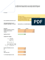 Two Sample T Left Tailed Equal Variance Template