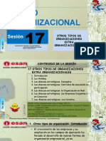 Sesión 17 OTRAS FORMAS DE ORGANIZACIÓN EXTRA ORGANIZACIONALES 2022