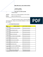 Informe de Actividad