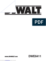 DeWalt DWE6411 Original Instructions Manual