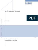 Typ Fullbore S056: Installation Manual