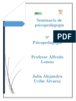 Disfunción en Los Procesos de Codificación y Disfunción en Los Procesos Atencionales.