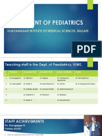 Dept of Pediatrics