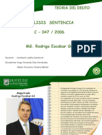 Analisis Sentencia 047 Del 2006