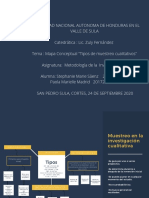 Mapa Conceptual Tipos de Muestreo Cualitativos