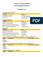 Informe de estado del producto Cat R1600