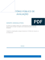 Relatório de Avaliação de Financiamento Público de Ozempic (Semaglutido) 2021