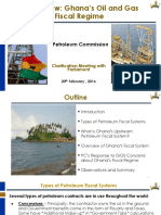 Ghana's Oil and Gas Fiscal Regime Overview