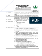 SOP Rapid Test Antibody Covid-19