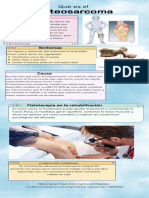 Infografia Linfodema, Sistema Linfatico, Sarcoma y Osteosarcoma