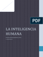 LA INTELIGENCIA HUMANA Generando Pensamiento Critico