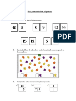 Guía de Estudio para Control 1° Básico