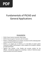 Fundamentals of PSCAD and General Applications