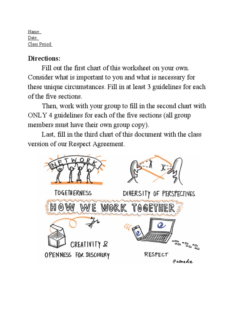 Classroom Respect Agreement Template | PDF | Career & Growth