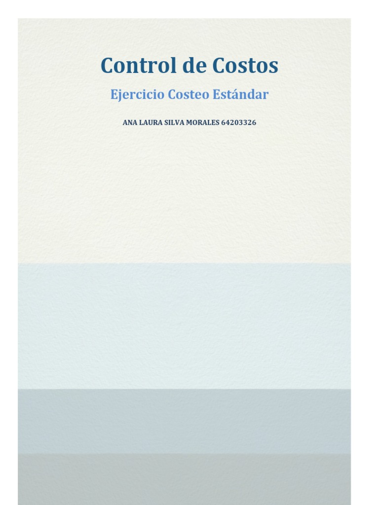 Control de Costos en Producción de Chaquetas | PDF | Costo | Economias