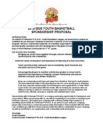 2019-2020 YOUTH BASKETBALL Sponsorship Proposal: RD TH