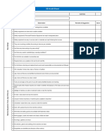 5S Audit Checklist Factory