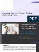 Managing Business Finance During Challenging Times