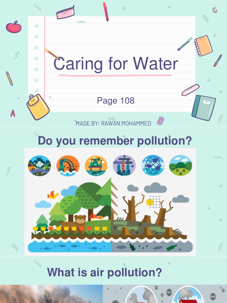 Water POLLUTION GRADE 2 social studies PDF