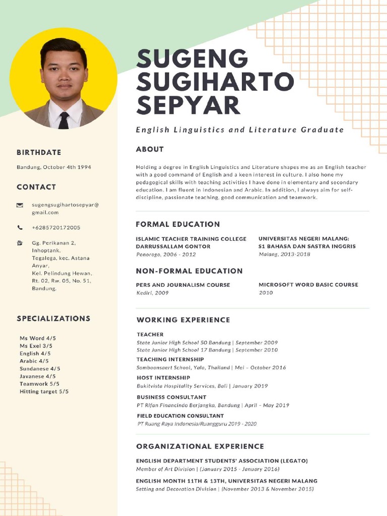Cv Sugeng Ss 2020 Pdf