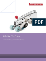 HP-GX 5010plus: The Top Weighting Arm For Worsted Ring Spinning Frames
