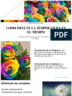 Como Influye La Temperatura en El Tiempo