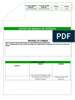 Procedimiento de Equipos de Medicion - Rev 01 2 2