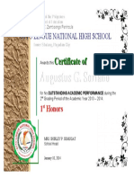 Academic Certificate 4