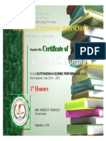 Academic Certificate 3