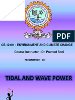 Ce-12101: Environment and Climate Change Course Instructor: Dr. Pramod Soni