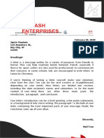 Black Red Modern Business Letterhead