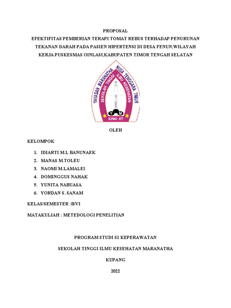 Bab I Ii & Iii | PDF | Kesehatan Holistik | Sains & Matematika
