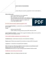 What Are the Classifications of Courts in the Philippines Doc 2