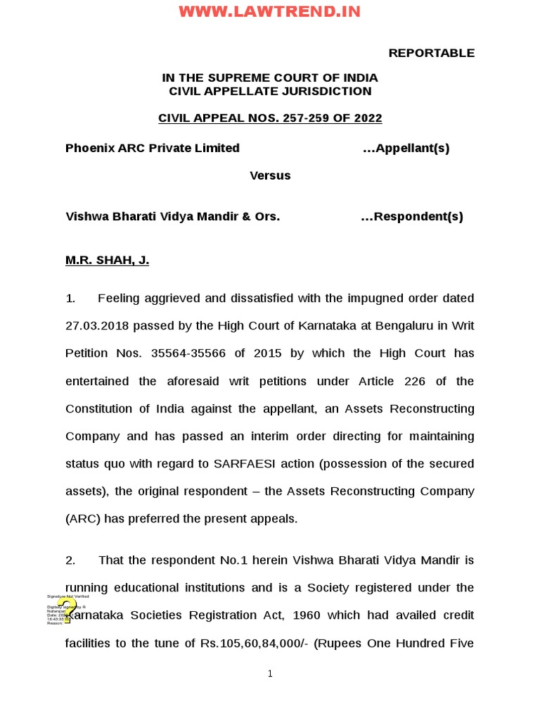 DRT Judgement PDF Ex Parte Appeal