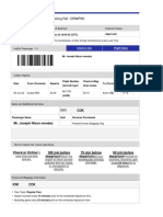 PNR/Booking Ref.: DRWPSK: Mr. Joseph Nixon Mendez