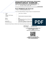 Pemerintah Kabupaten Minahasa Tenggara Sekretariat Daerah Surat Perintah Tugas Nomor 3247/SPT/DD/SETDA/II-2022