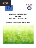 General Chemistry 2 (STEM) : Quarter 4 - Module 1 & 2