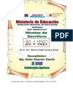 NIVELES DE DESARROLLO DE LA LECTO ESCRITURA