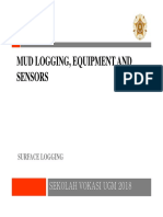 Mud Logging, Equipment Dan Sensor