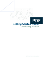 Getting Started Guide: Blackberry Hs-655