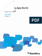 Blackberry App World Storefront: User Guide