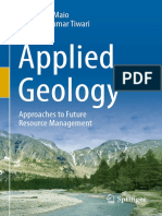 Marina de Maio Editor, Ashwani Kumar Tiwari Editor Applied Geology