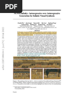 NUWA-Infinity: Autoregressive Over Autoregressive Generation For Infinite Visual Synthesis