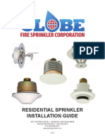 Residential Sprinkler Installation Guide