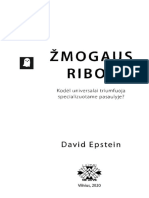 David - Epstein. .Zmogaus - ribos.2020.LT