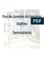 Plans Des Isometries Des Tuyauteries Modifiées Demineralisation