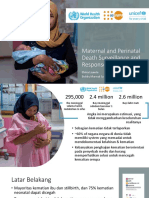 Perwakilan UNICEF & UNFPA - Maternal and Perinatal Death Surveillance and Responses